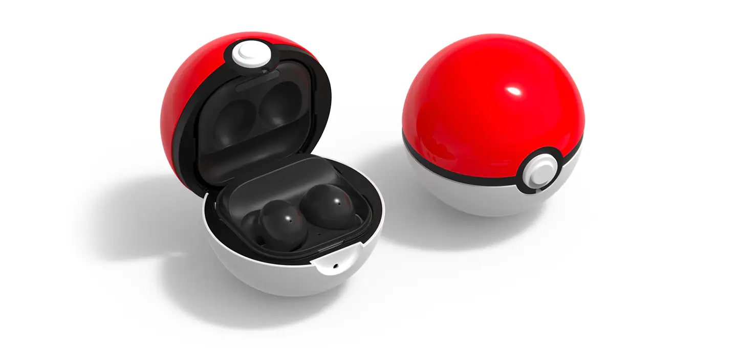 Custodia a forma di Poké Ball per le Samsung Galaxy Buds 2